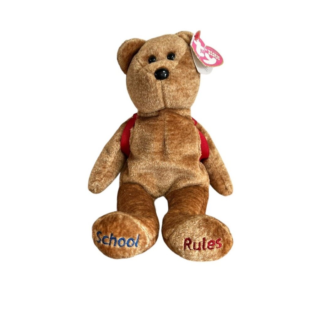 Ty Beanie Babies‎ "ABC'S  & 123'S" TEDDYBEAR Backpack August 22, 2006 Tag 2007